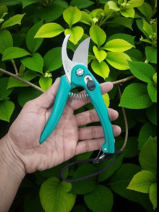 AGT® Gardening Tool Combo – Heavy-Duty Pruning Shear Cutter & Hand Weeder for Home Garden, Lawn & Pots