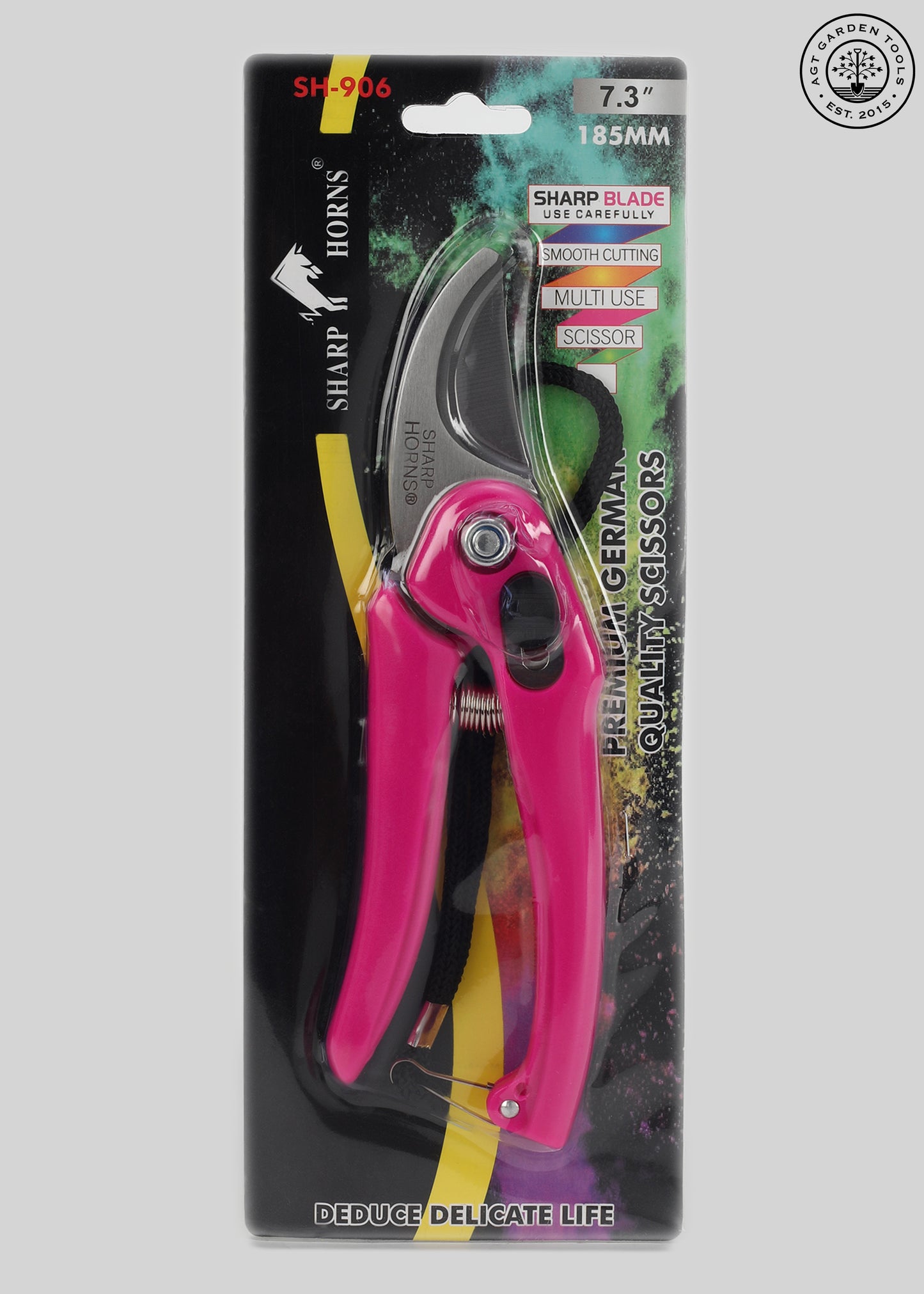 AGT® Garden Tool Set Water Spray Trigger, Small Trowel, Hand Rake, Fork & Pruner/Cutter… – Durable, Rust-Resistant Tools for Home Gardening in India