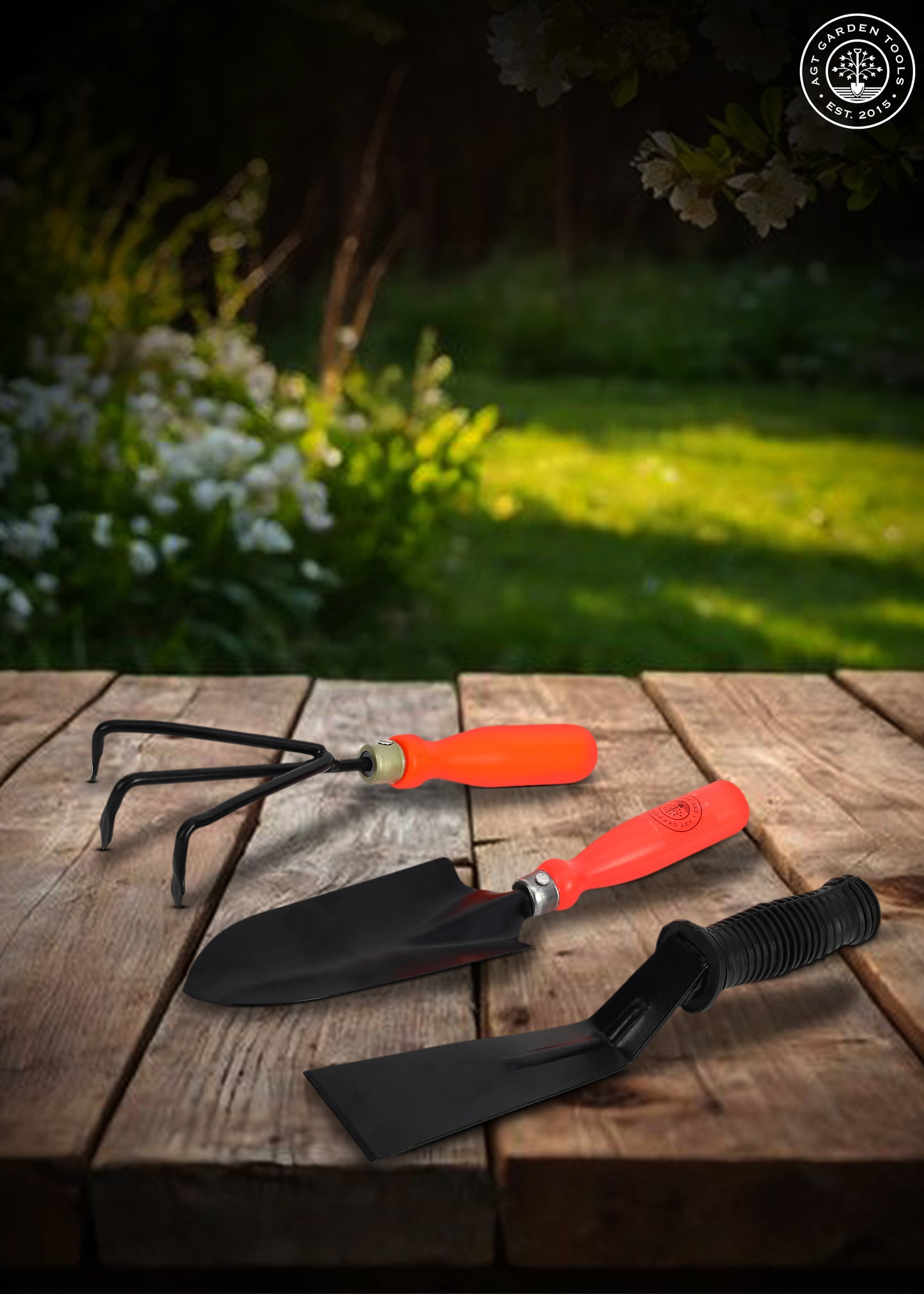AGT® Khurpi, Big Trowel and Cultivator Garden Tool Kit – Durable, Rust-Resistant Tools for Home Gardening in India