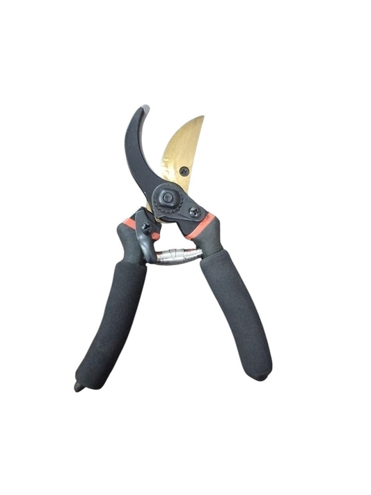 AGT Heavy-Duty Bypass Garden Pruner | Premium Gardening Cutter Tool for Plants, Stems & Branches (Manual Garden Scissor)