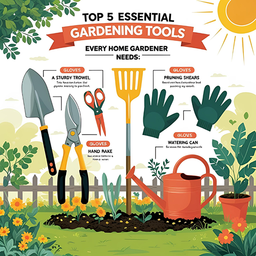 Top 5 Essential Gardening Tools Every Home Gardener Needs