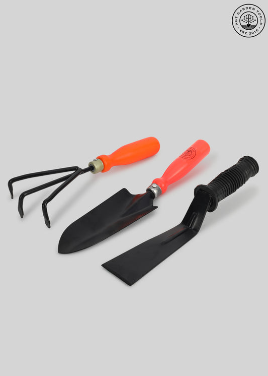 AGT® Khurpi, Big Trowel and Cultivator Garden Tool Kit – Durable, Rust-Resistant Tools for Home Gardening in India