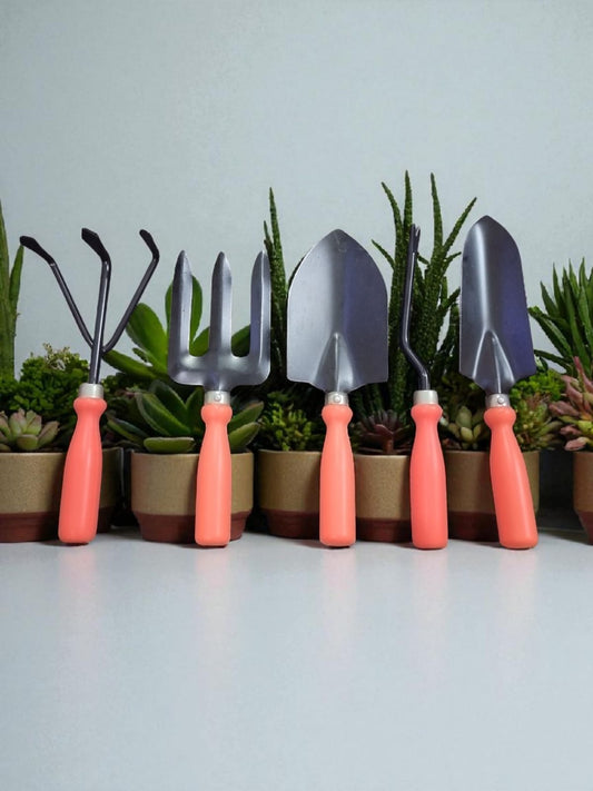 AGT® 5 Piece Garden Tool Set A16 Garden Tool Kit – Durable, Rust-Resistant Tools for Home Gardening in India