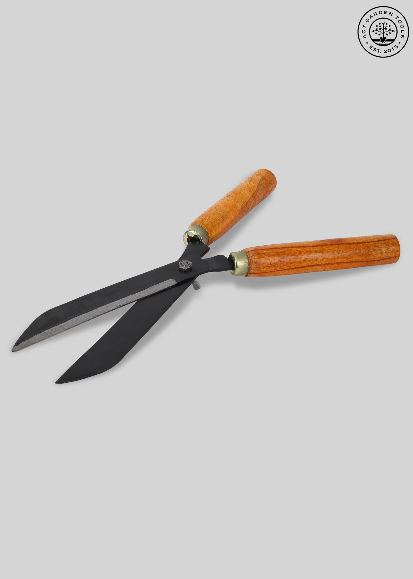 AGT® Hedge Shear With Wooden Handle 10 Inch Garden Tool Kit – Durable, Rust-Resistant Tools for Home Gardening in India