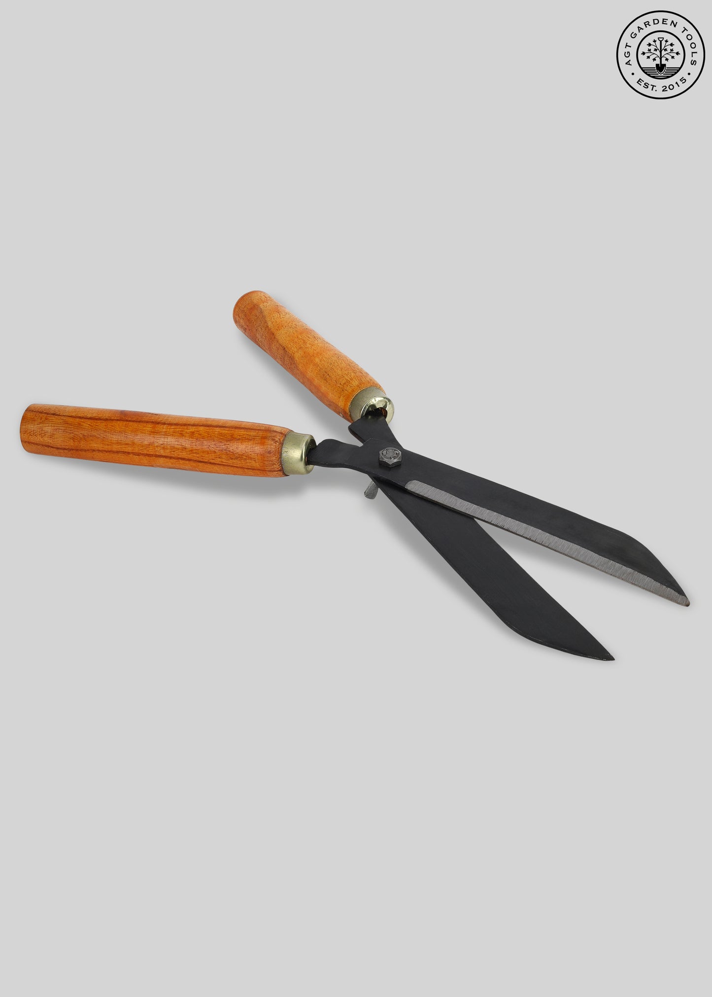 AGT® Hedge Shear With Wooden Handle 10 Inch Garden Tool Kit – Durable, Rust-Resistant Tools for Home Gardening in India