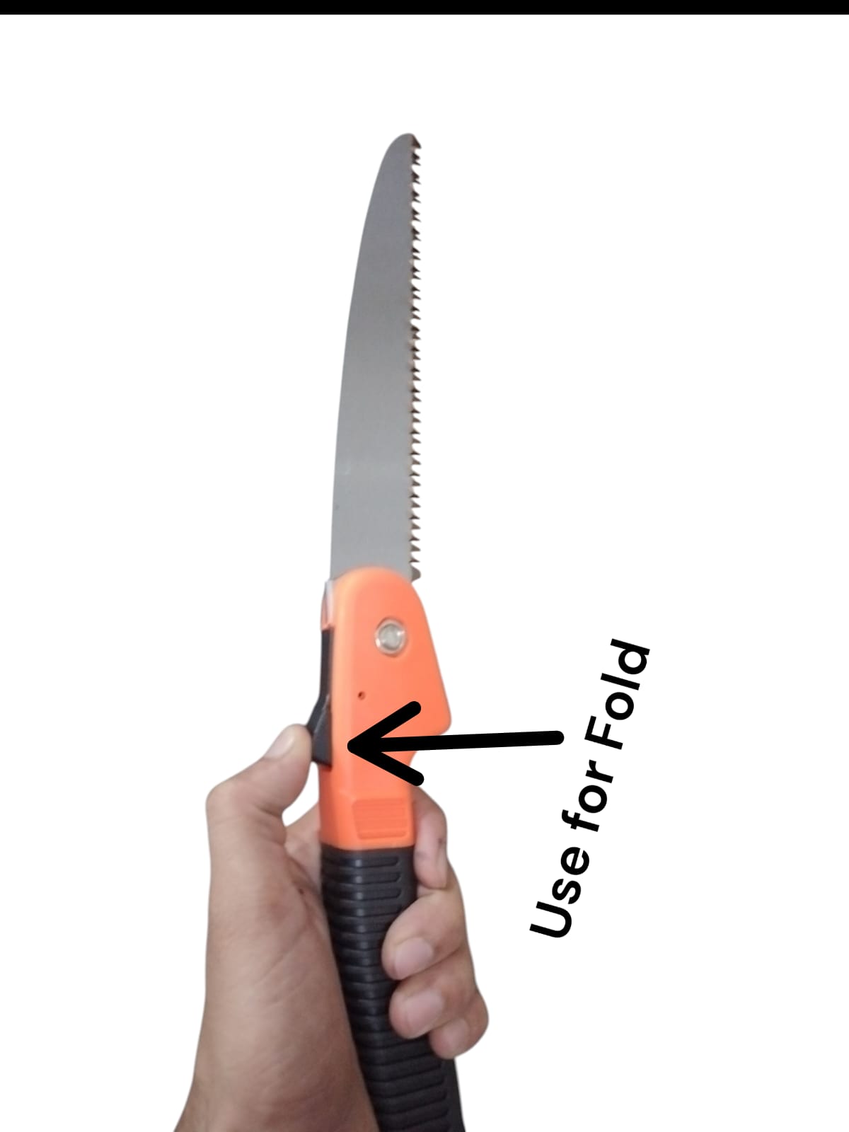 AGT Folding Hand Saw Pruner Cutter Tree Branch Wood Cutting Tools Carbon Steel Garden Tool (1 Tools)