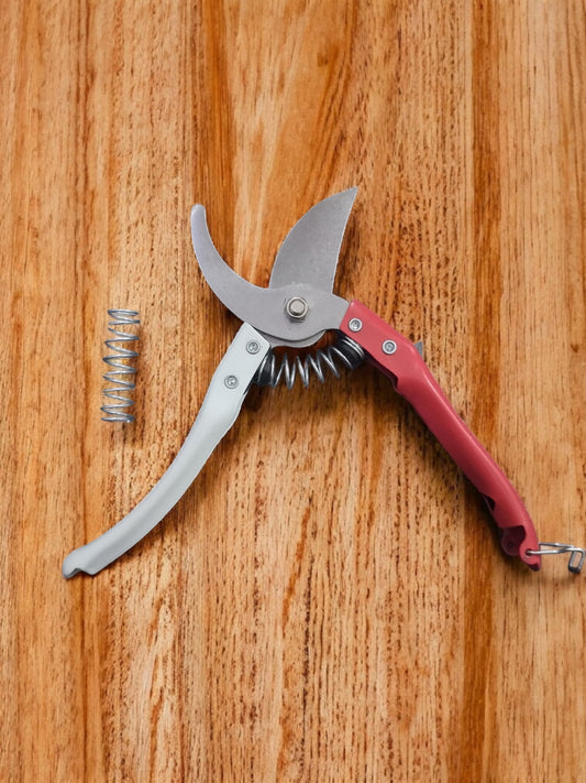 AGT Heavy-Duty Flower Cutter | Premium Garden Pruning Scissor with Extra Spring for Plants & Branches